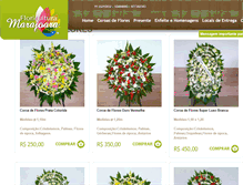 Tablet Screenshot of floriculturamarajoara.com.br